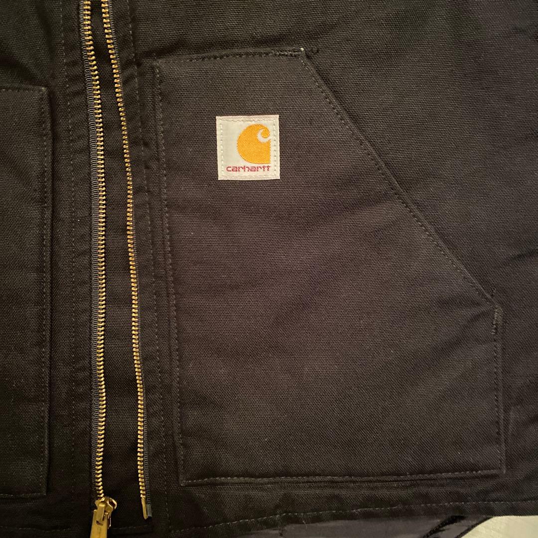 【メキシコ製】carhartt / カーハート ダック ベスト BK S
