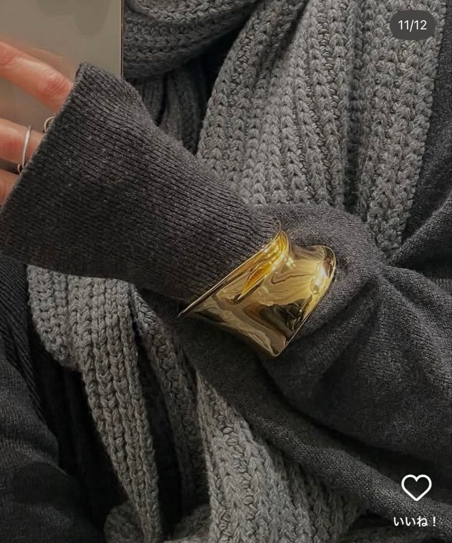 ストリームラインワイドカフ　ゴールド