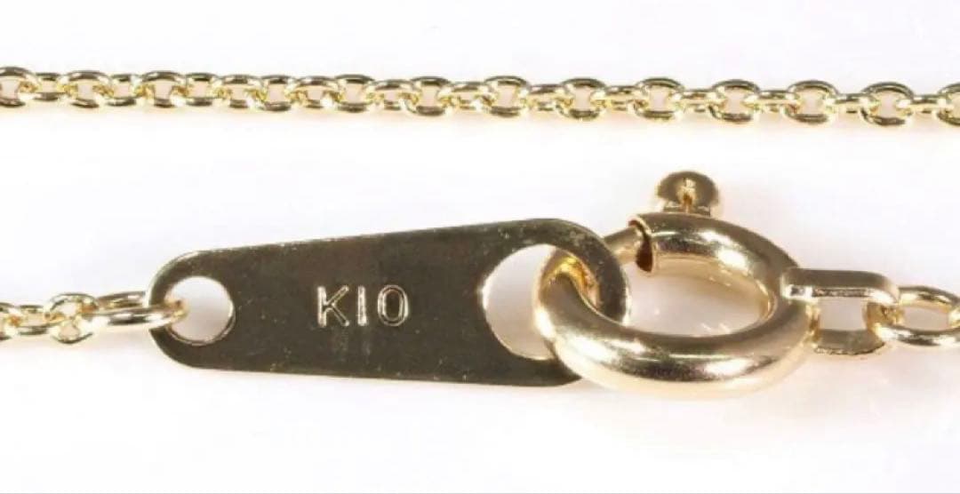 格安！K10 10金 ネックレス 新品 K10YG チェーン日本製