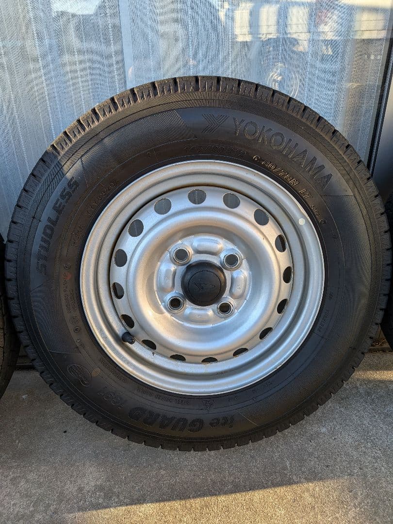 145/80R12 スタッドレス 20年製 ハイゼットやキャリートラック等