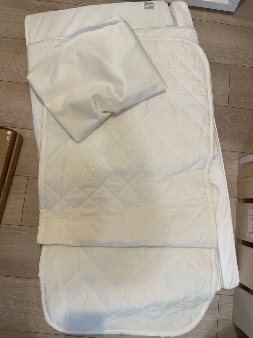 大和屋　そいねーるプラスロング ホワイト ベビーベッド