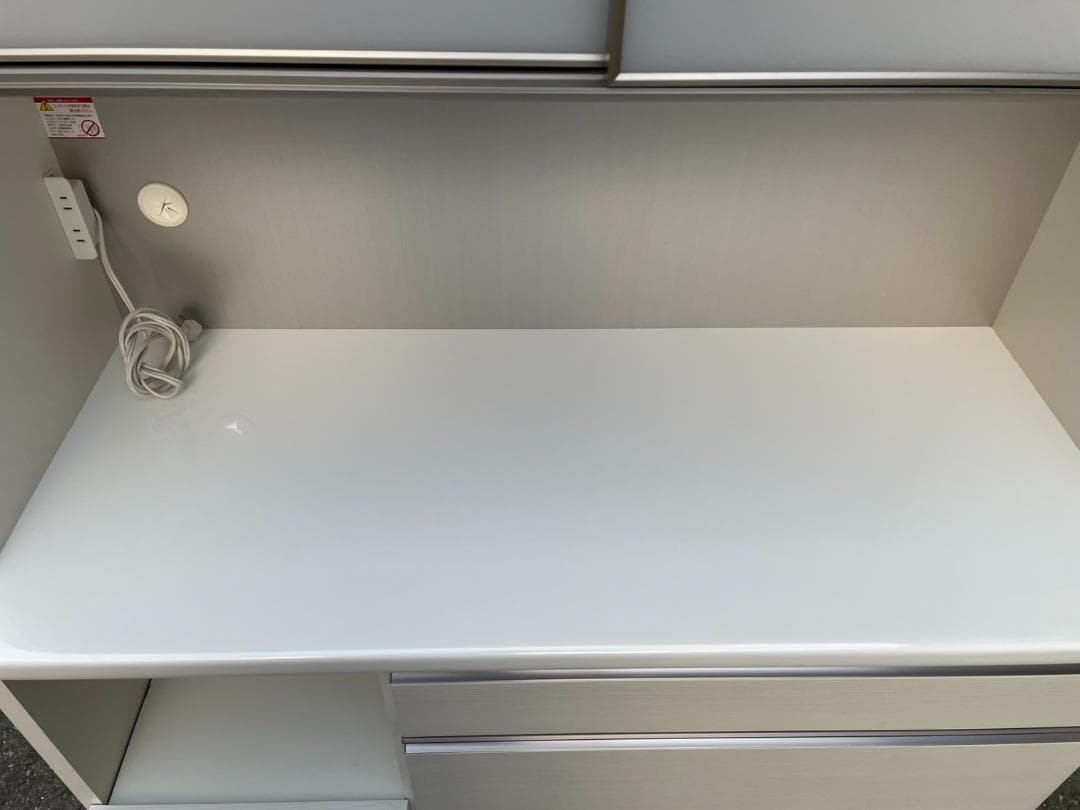 大阪京都限定 松田家具 ダイニングボード 食器棚 炊飯器台付き レンジボード