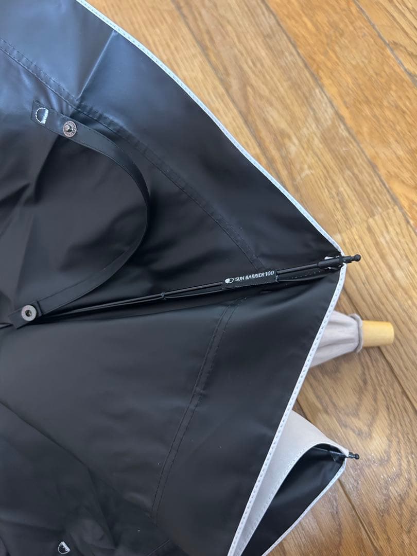 サンバリア　２段折 / コンビmoku(ピンク, 木ストレート手元)