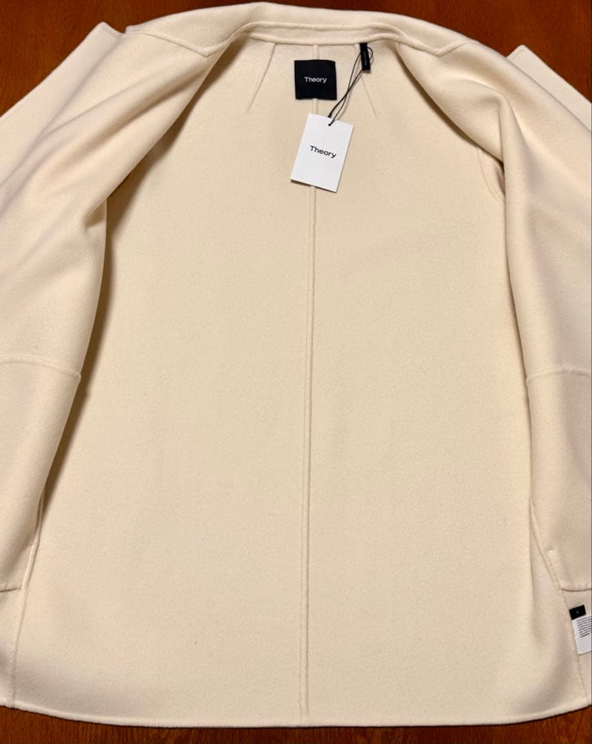 【新品タグ付】セオリーNEW DIVIDE CLAIRENEダブルフェイスコート