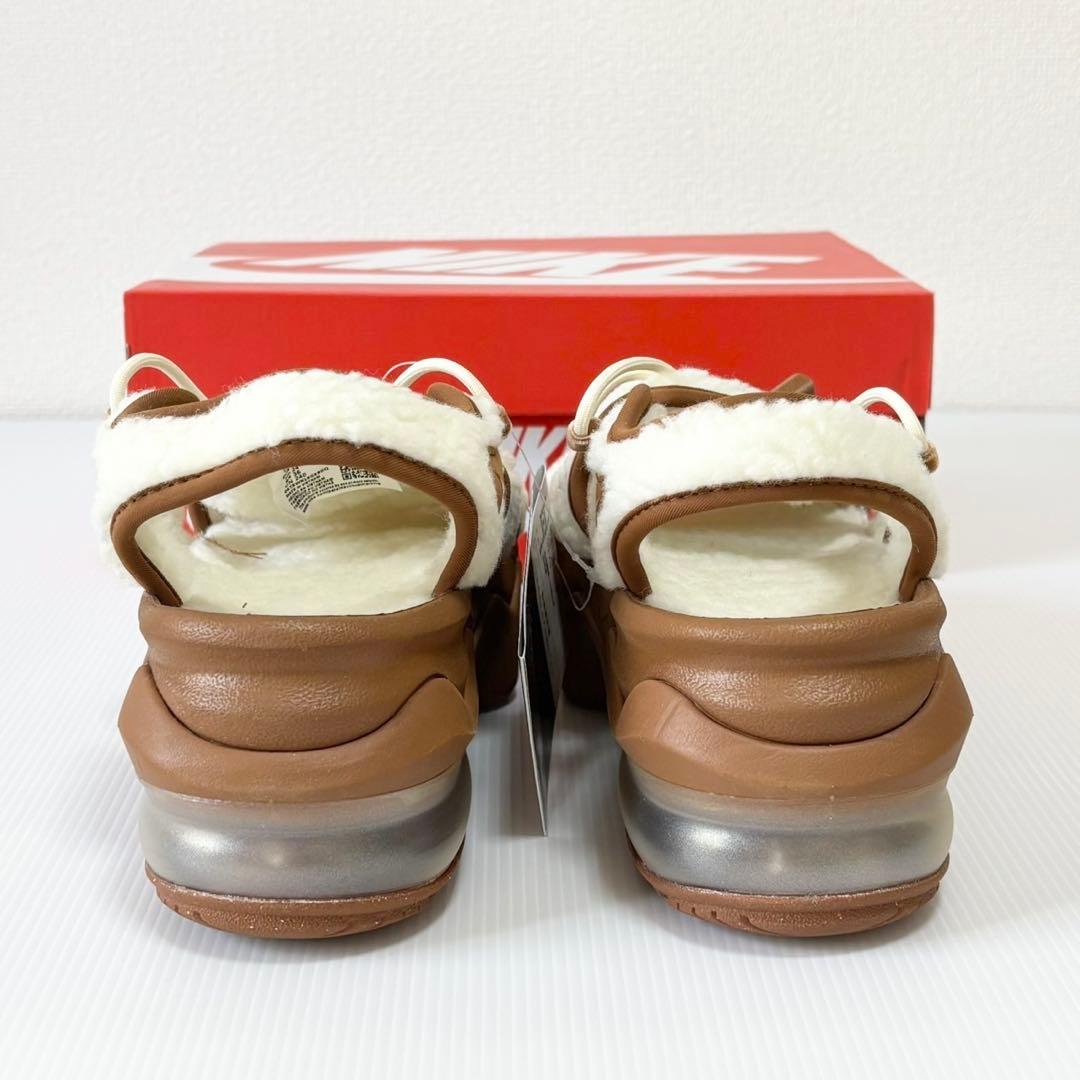 新品未使用　NIKE エアマックスココ　ファー　ボア　サンダル　25cm 茶