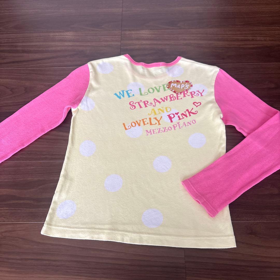 希少★メゾピアノ ケーキプリント Tシャツ コロン