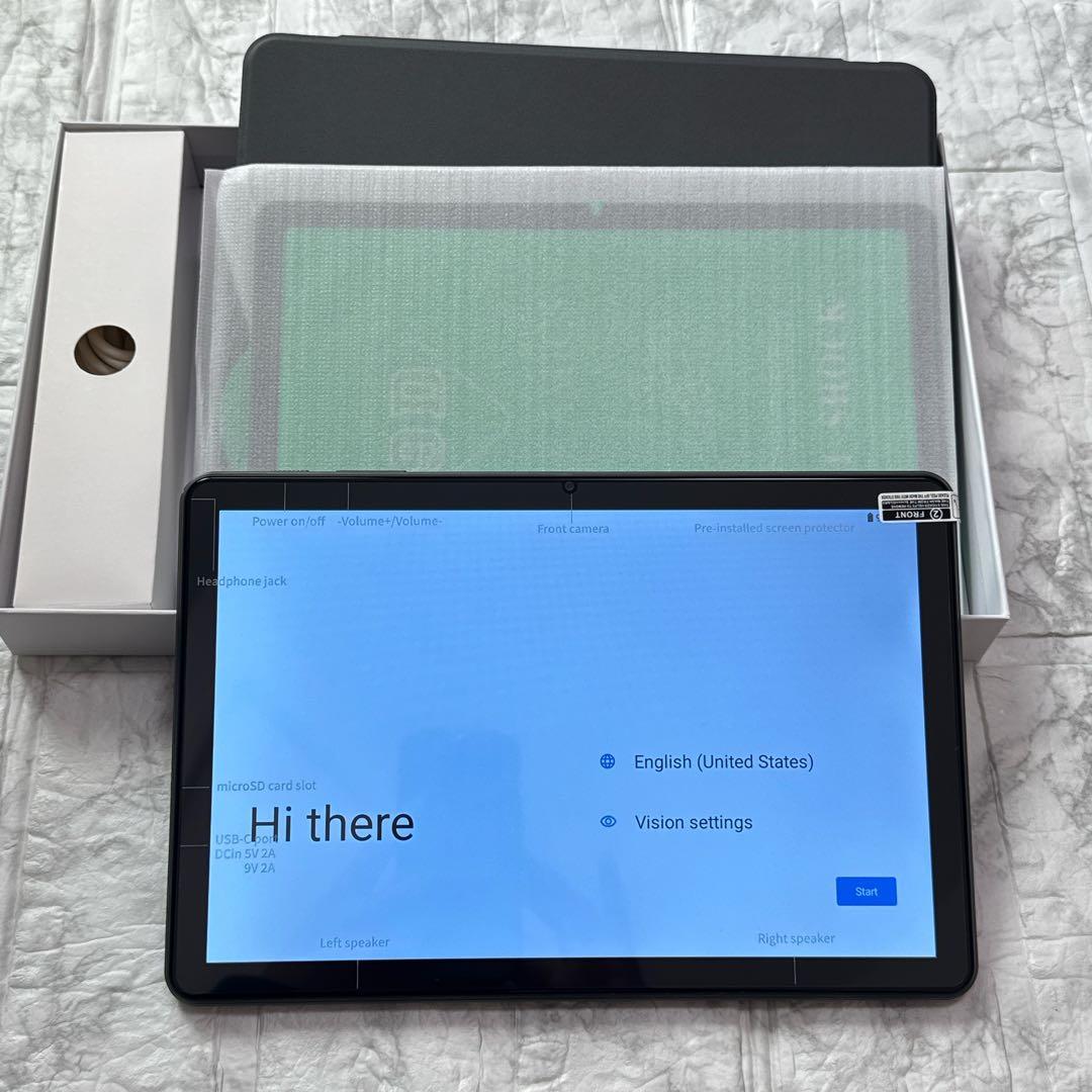 Android16 タブレット 10インチ ブラック 24GB+64GB+2TB