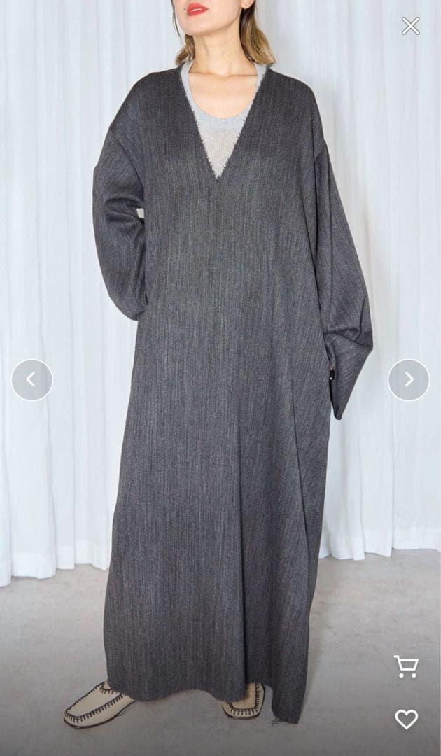 【city shop】TWEED V/N DRESS size38