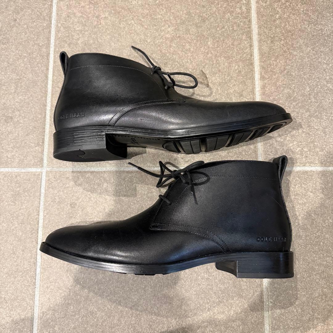 極美品◎COLE HAAN ウォーターレジスタント チャッカブーツ 8.5 26