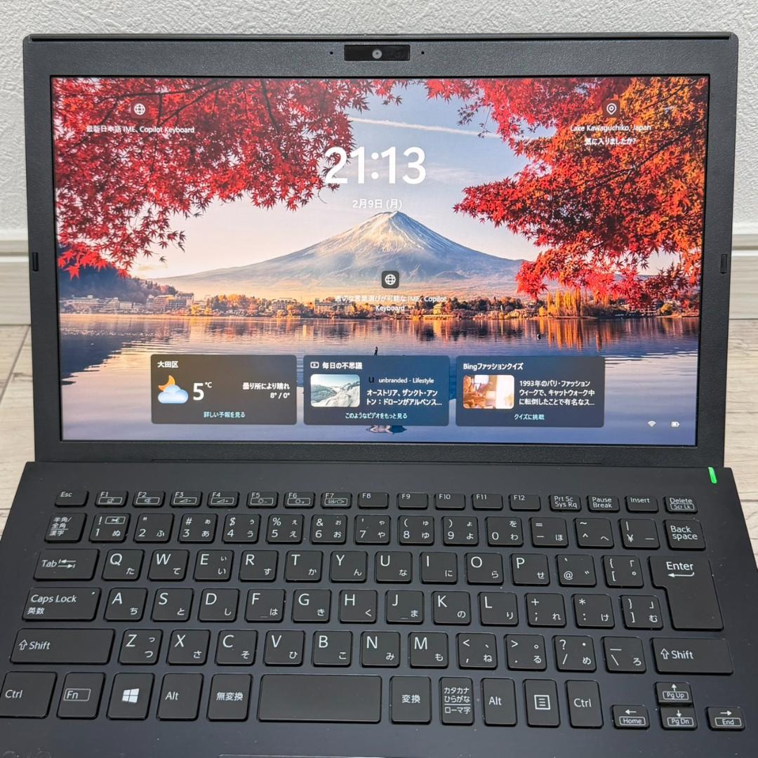 初心者でも安心の国産PC❗ VAIO Core i5 10世代 8G 256GB