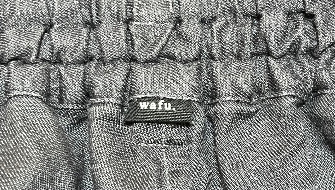 wafu 【リネンソロテックス】ラク、きれい、使える一本 テーパードパンツ