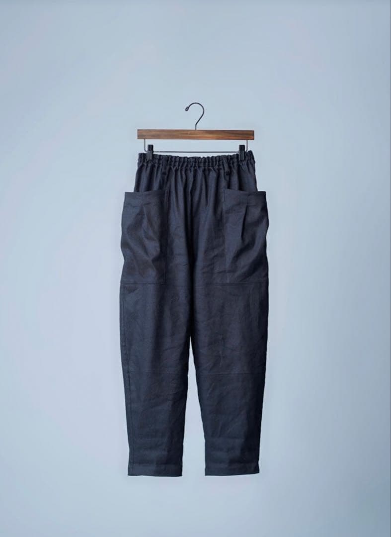 wafu 【リネンソロテックス】ラク、きれい、使える一本 テーパードパンツ