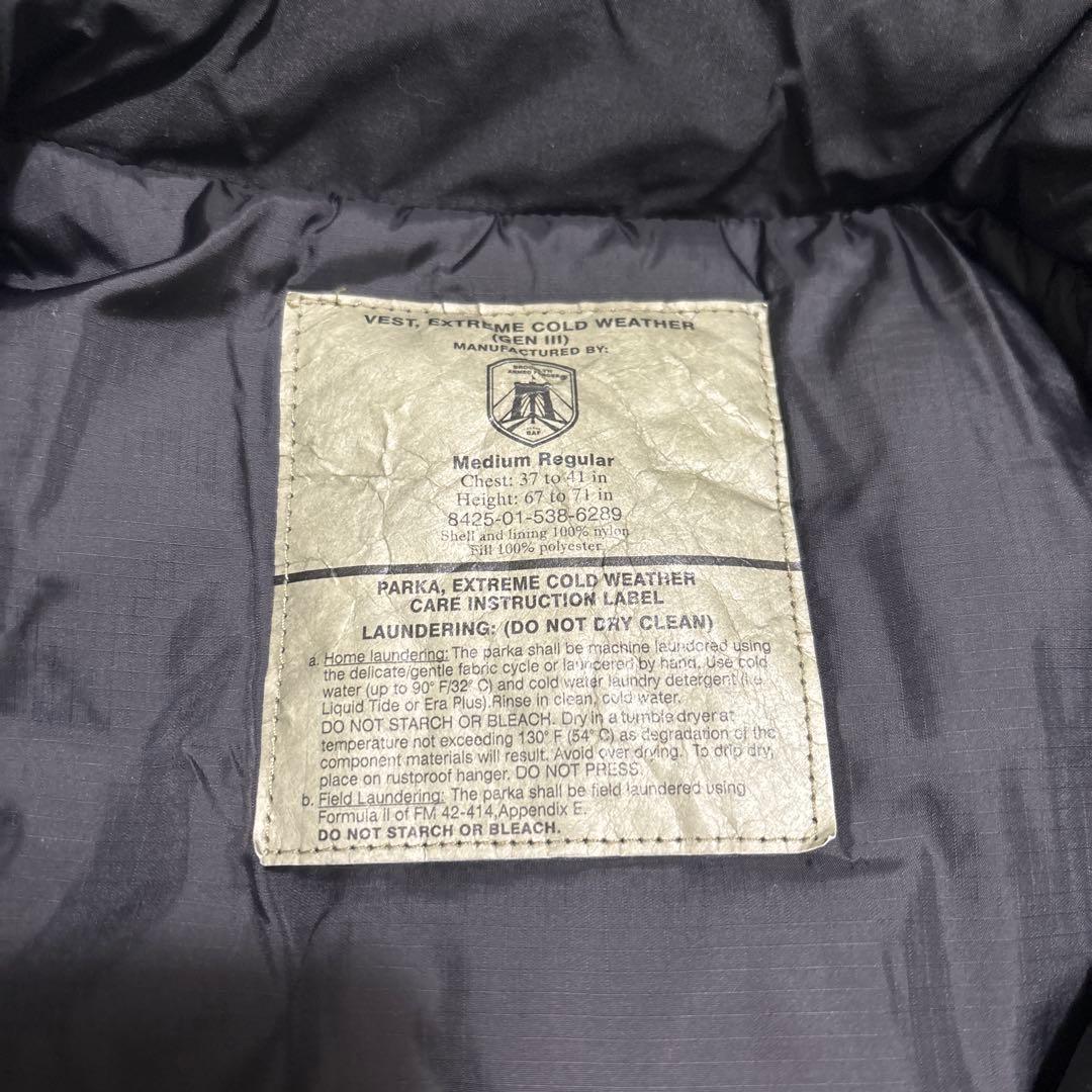 BAF社製 ECWCS GEN3 LEVEL7 プリマロフト ベスト