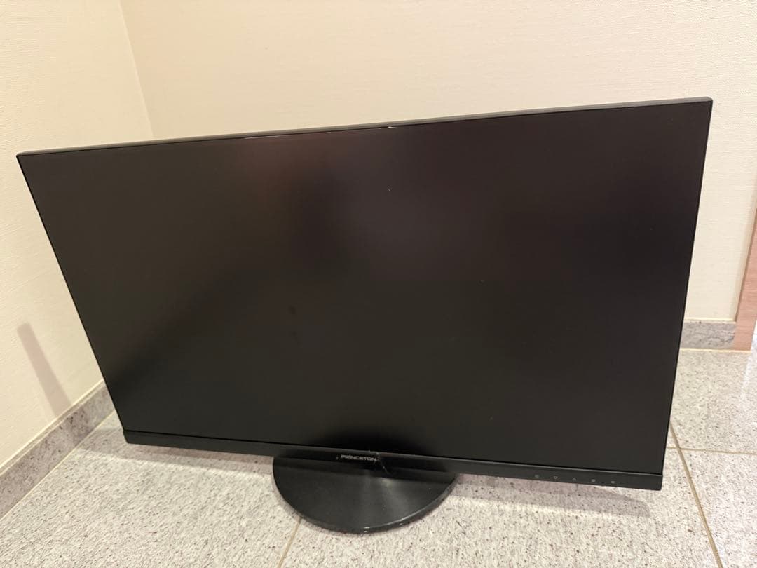 プリンストン 広視野角パネルマルチアングル対応27型ワイド液晶ディスプレイ ブラ
