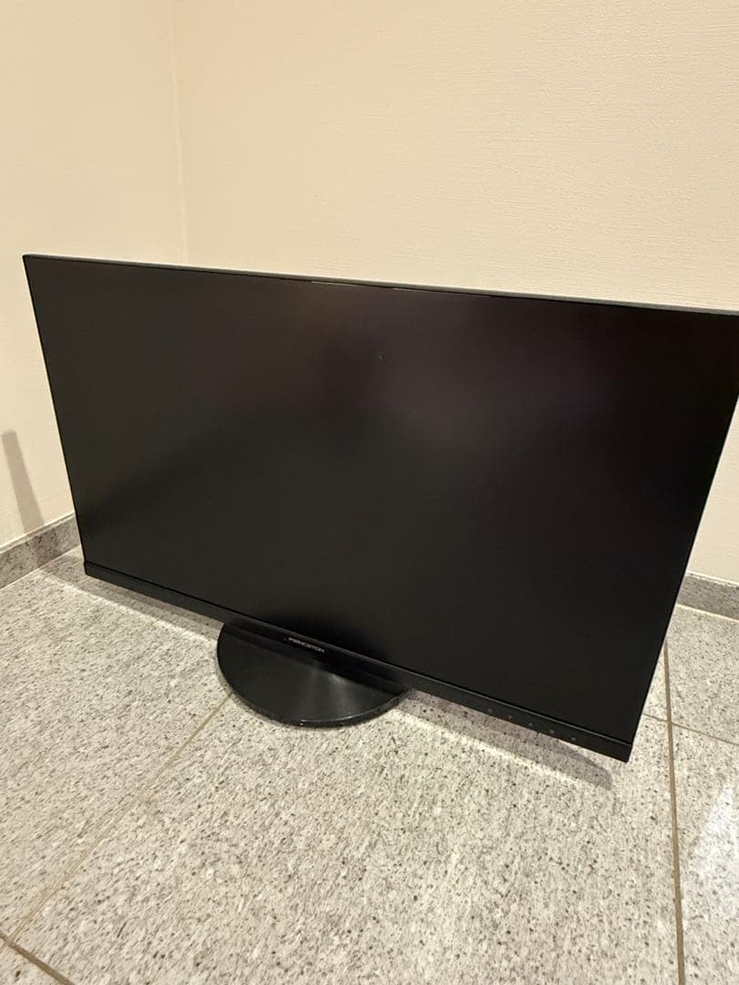 プリンストン 広視野角パネルマルチアングル対応27型ワイド液晶ディスプレイ ブラ