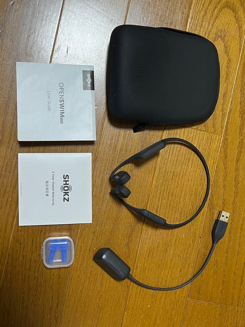 SHOKZ OPEN SWIM 骨伝導イヤホン 美品