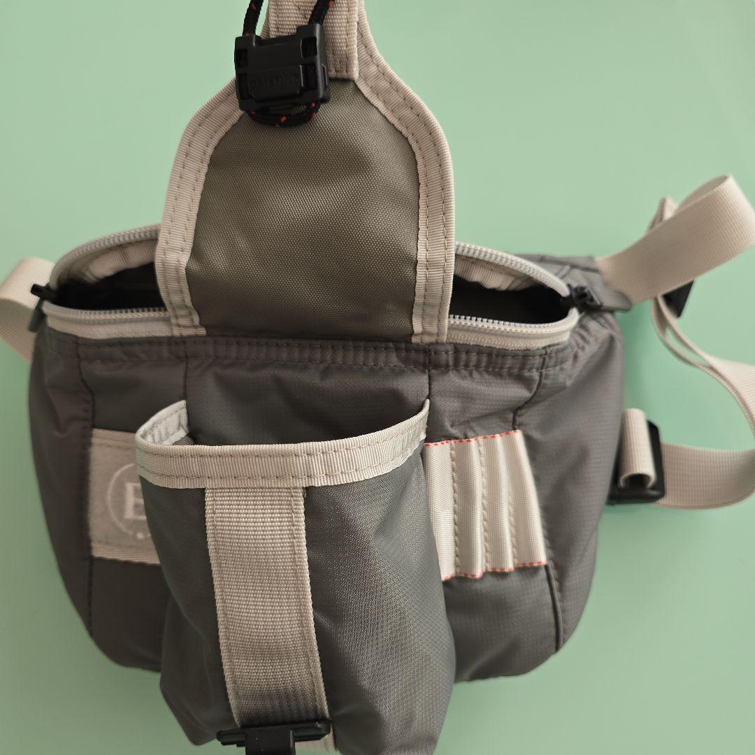 164 新品　BRIEFING ラウンドウエストポーチ