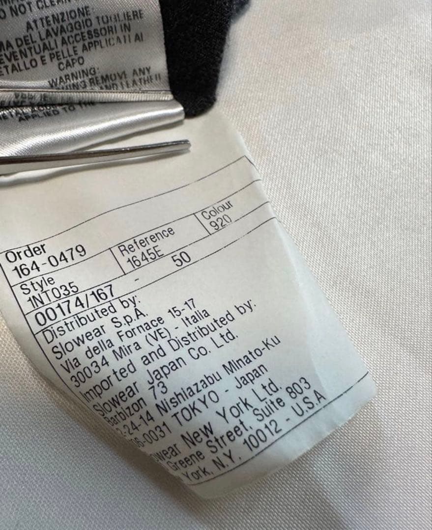 INCOTEXチャコールグレーフランネルスラックス50