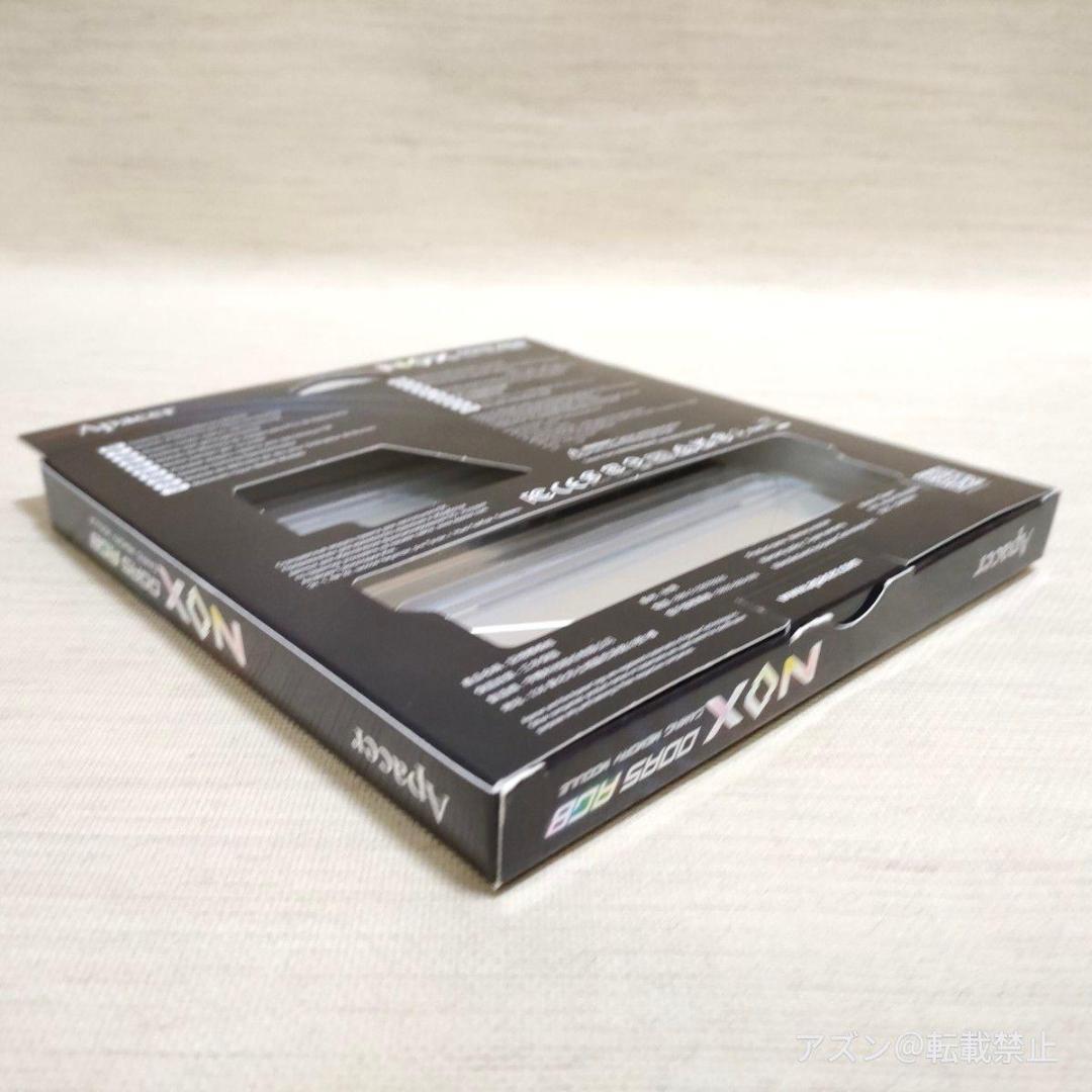 メモリー Apacer DDR5-6400 32GB NOX RGB DDR5AH5U3