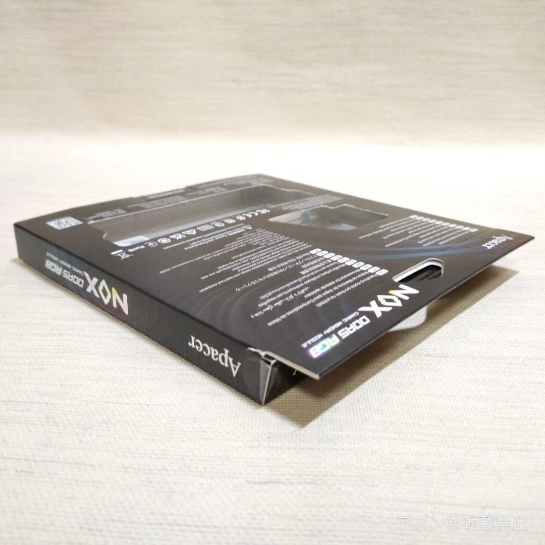 メモリー Apacer DDR5-6400 32GB NOX RGB DDR5AH5U3