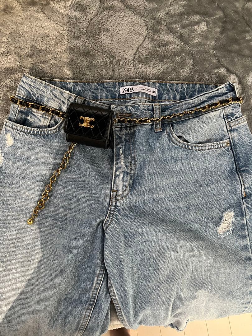 セリーヌ　パーツ利用　小物入れベルト