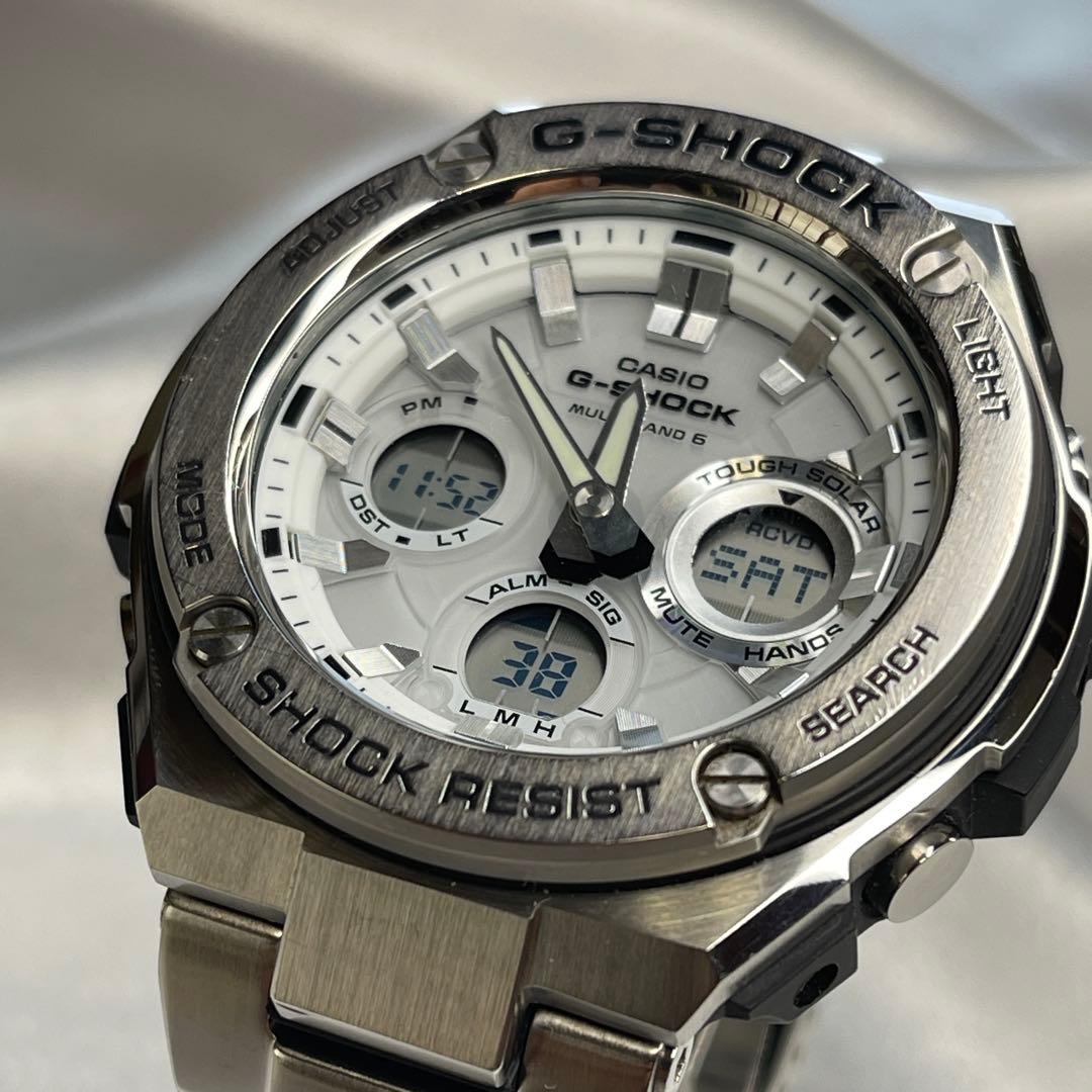 CASIO G-SHOCK GST-W110D 電波ソーラー 稼動品