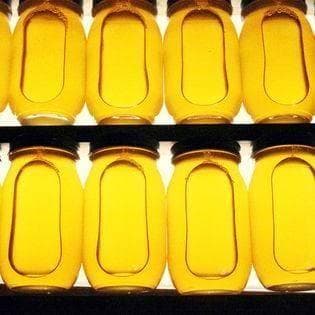 リピータ多数　プロが絞った濃厚な味わいの国産百花蜜 　梅酒瓶入り　おまけ付