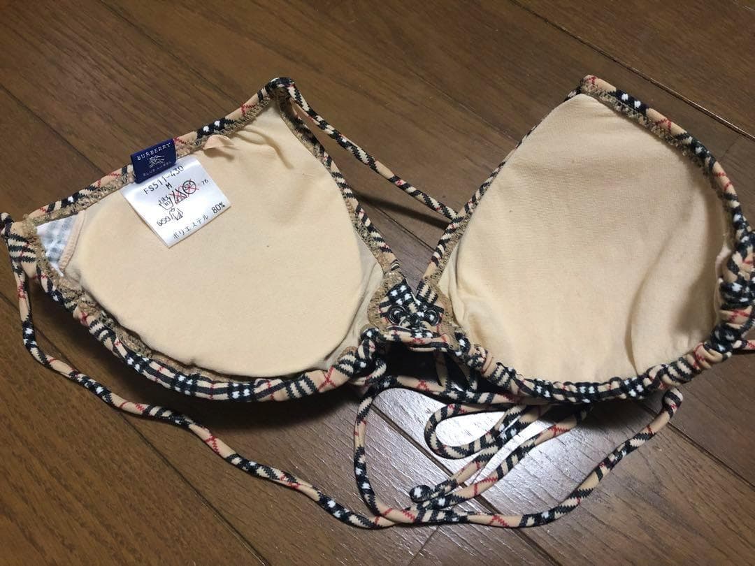 BURBERRY バーバリー ブルーレーベル 水着 ビキニ 3点セットバッグ付き