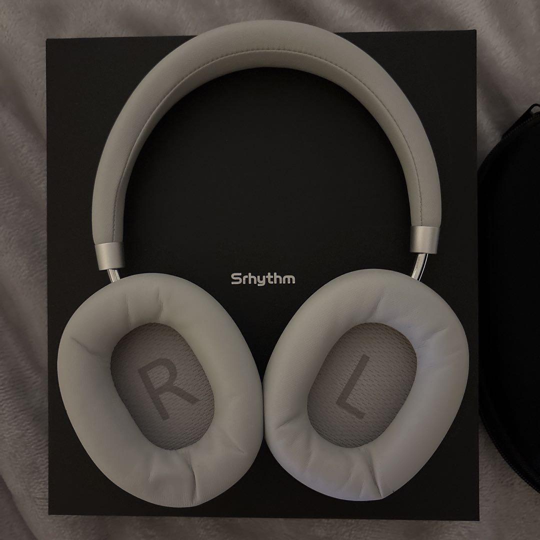 Srhythm NC95 ワイヤレスヘッドホンBluetooth シルバー