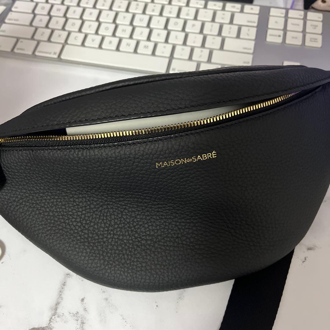 [ほぼ新品] MAISON de SABRÉ レザー スリングバッグ