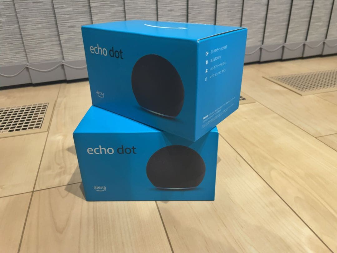 新品　EchoDot 第4世代 黒2個セット　エコードット　ブラック　チャコール
