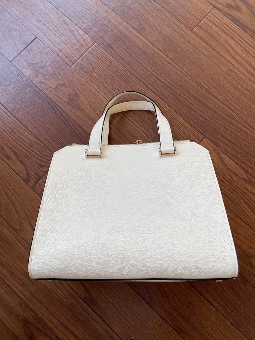valextra ハンドバッグ　ホワイト　美品