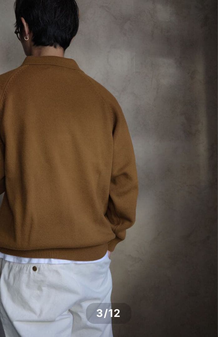 スティルバイハンド　スキッパーポロニット