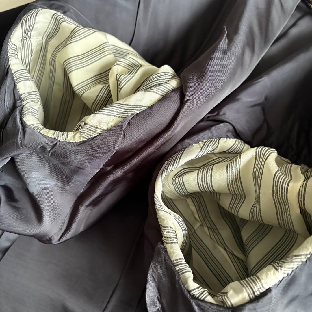 Brooks Brothers 2Bスーツ上下 紺ストライプ セットアップ XL