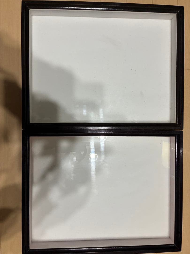 未使用×２　使用感あり×２　中型　ドイツ箱　標本箱　４個セット　昆虫　　コルク