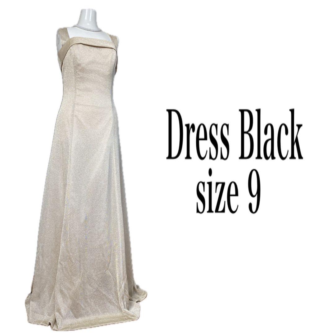 美品 DRESS BLACK ドレスブラック イブニングドレス 演奏会 舞台