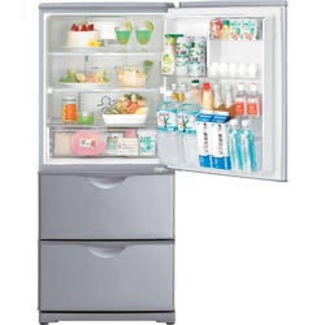 1/29出品取下予定(送料込)レンジが置ける冷蔵庫SR-261R 3ドア レトロ