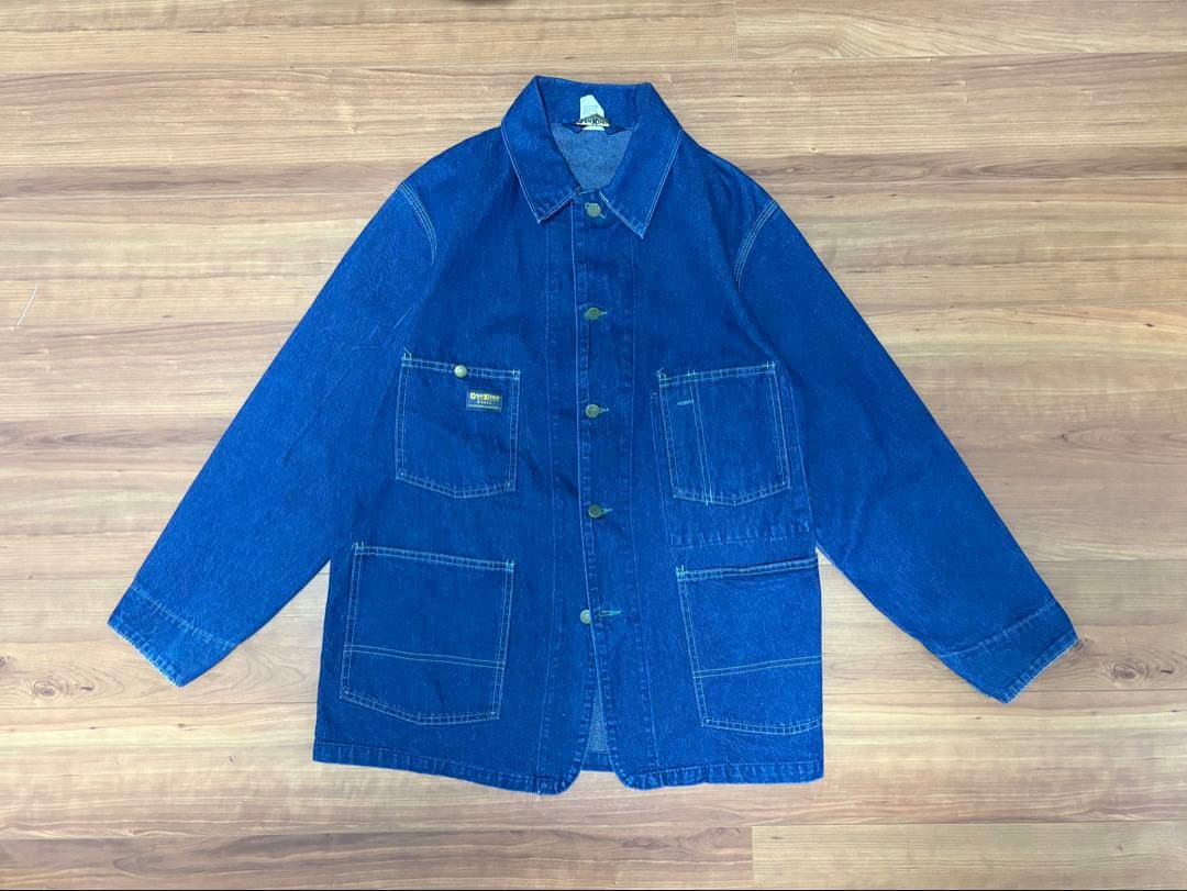 【美品 濃紺 70's USA made Oshkosh カバーオール】