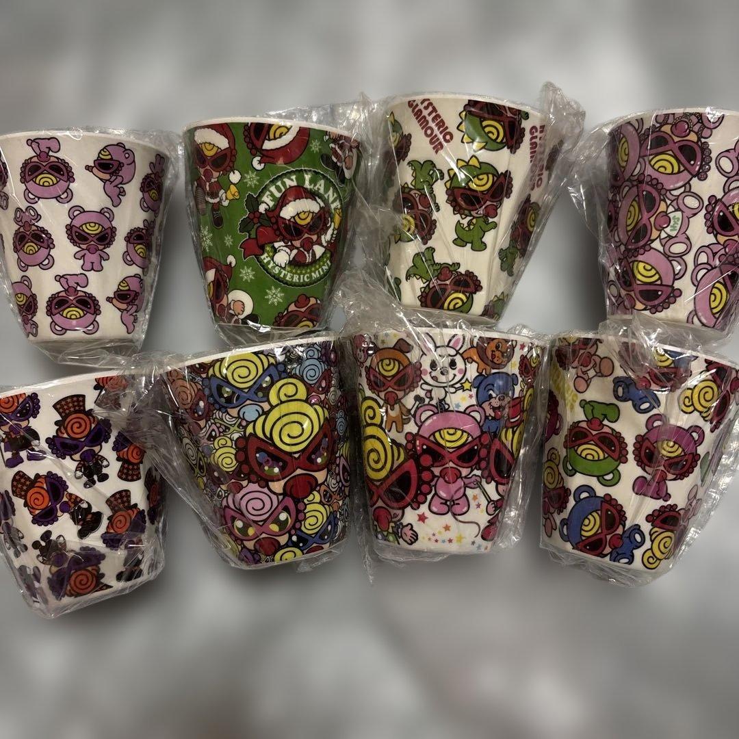 ヒステリックミニ コップ8個セット新品