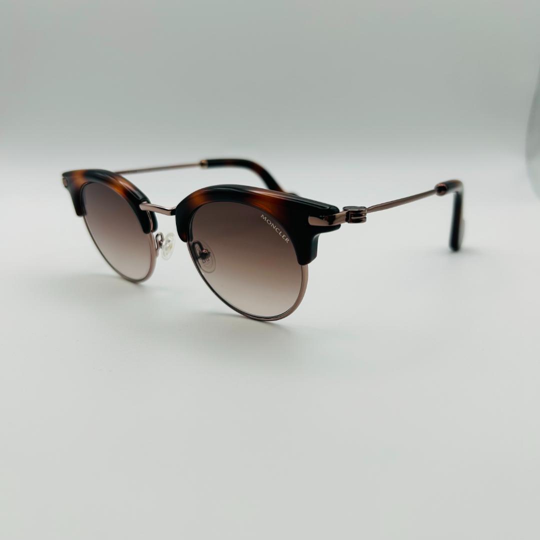 新品未使用 MONCLER モンクレール サングラス ブラウン ボストン 鼈甲