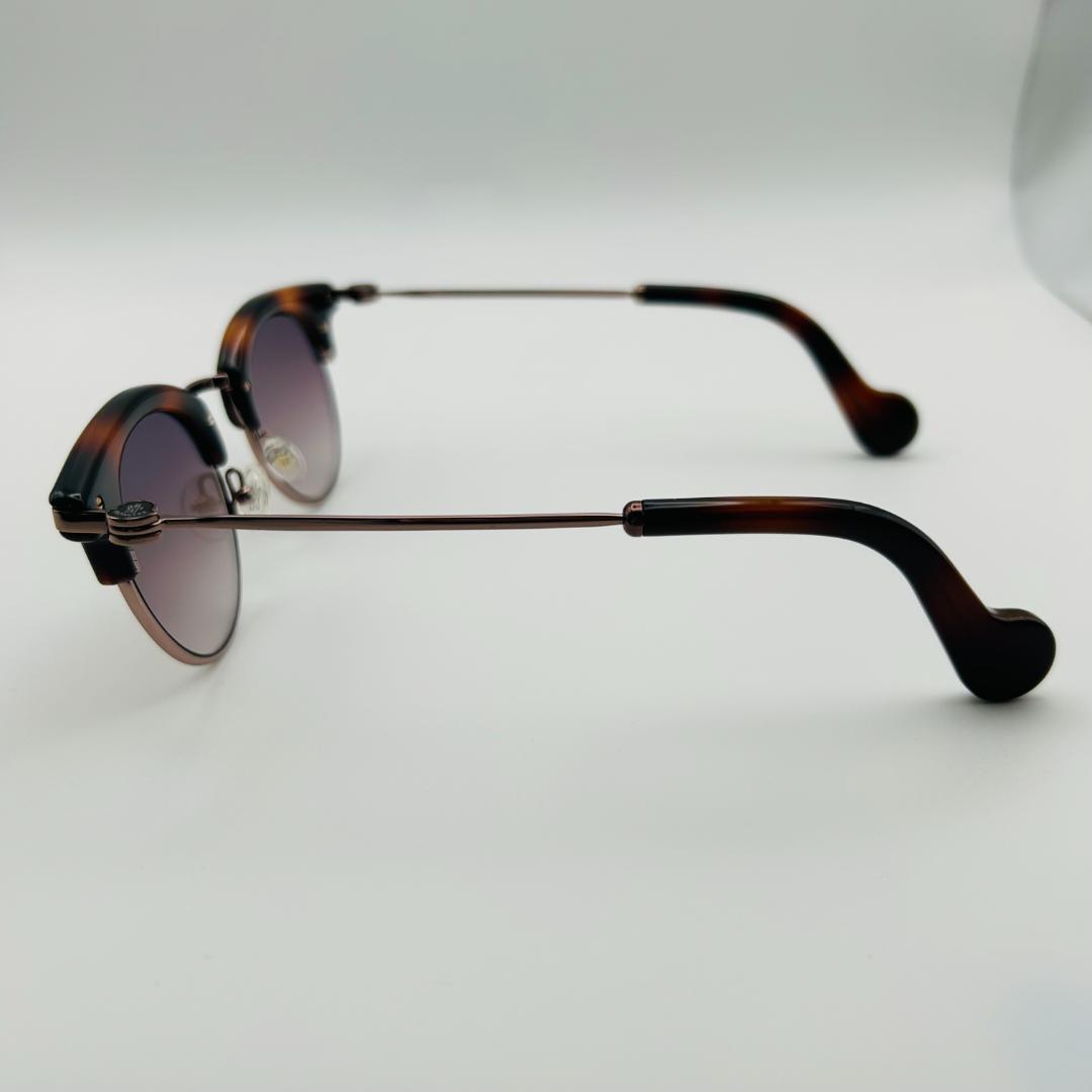 新品未使用 MONCLER モンクレール サングラス ブラウン ボストン 鼈甲