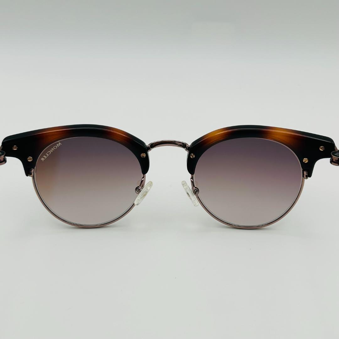 新品未使用 MONCLER モンクレール サングラス ブラウン ボストン 鼈甲