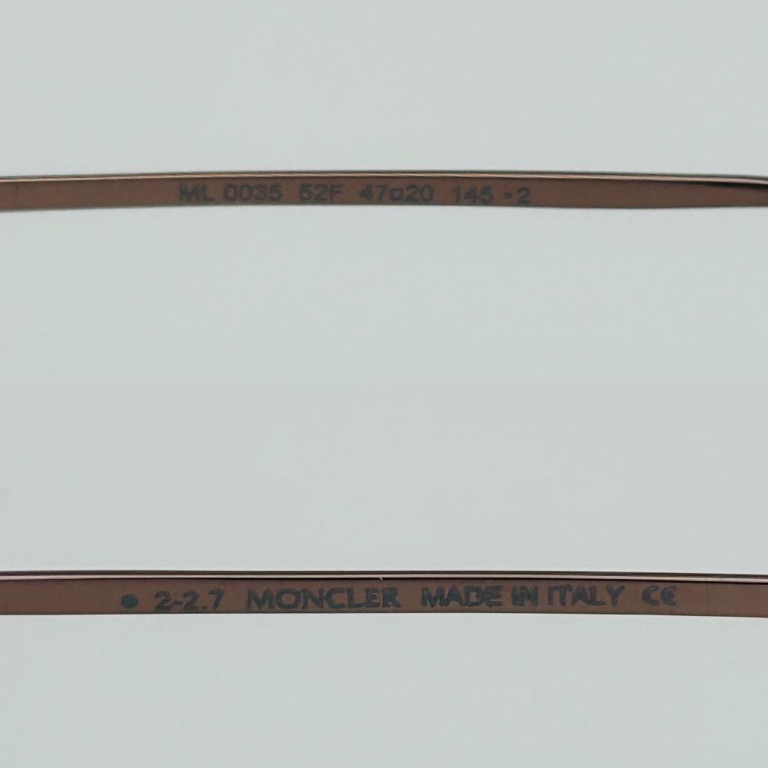 新品未使用 MONCLER モンクレール サングラス ブラウン ボストン 鼈甲