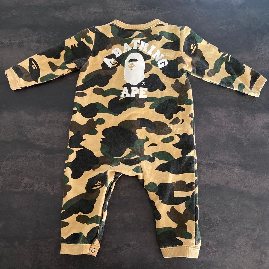 ☆A BATHING APE 迷彩ロンパース☆