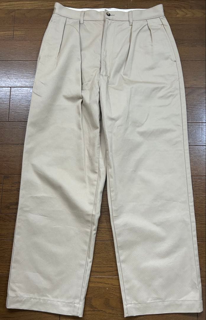 ciota 2タックチノパンツ　ベージュ　サイズ4