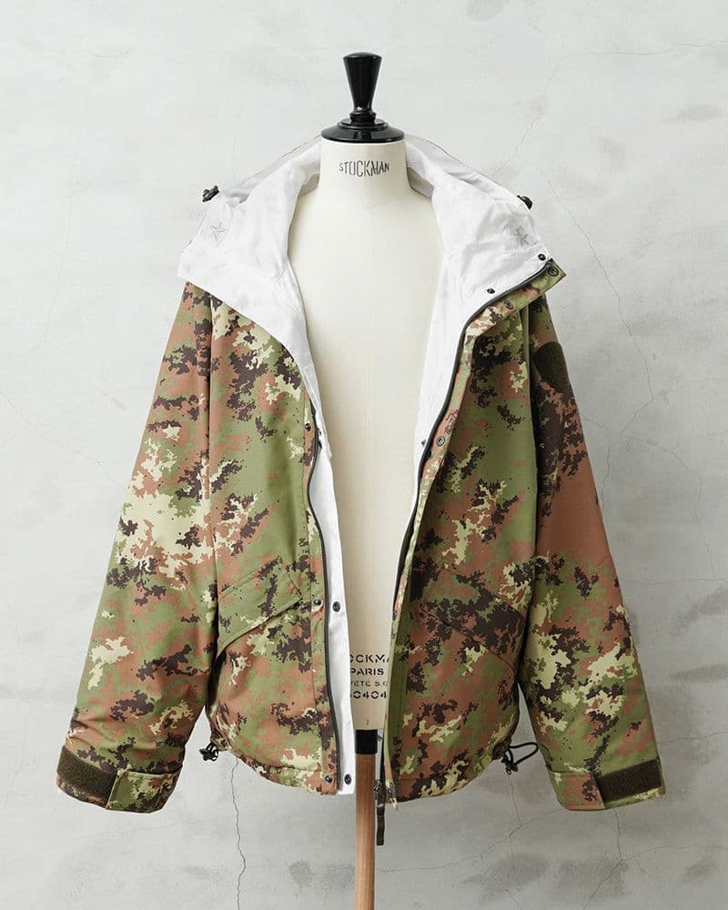 イタリア軍 WATERPROOF リバーシブル ジャケット ベジタトカモ L