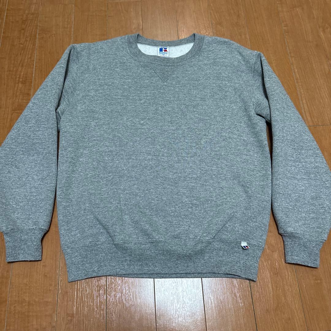 90s USA製 Russell Athletic 無地スウェット グレー　M