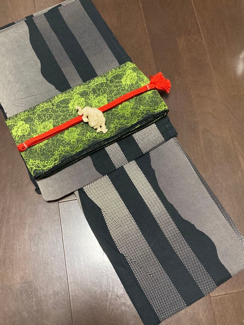 【JUNKO KOSHINO】ジュンココシノ／浴衣 単衣着物