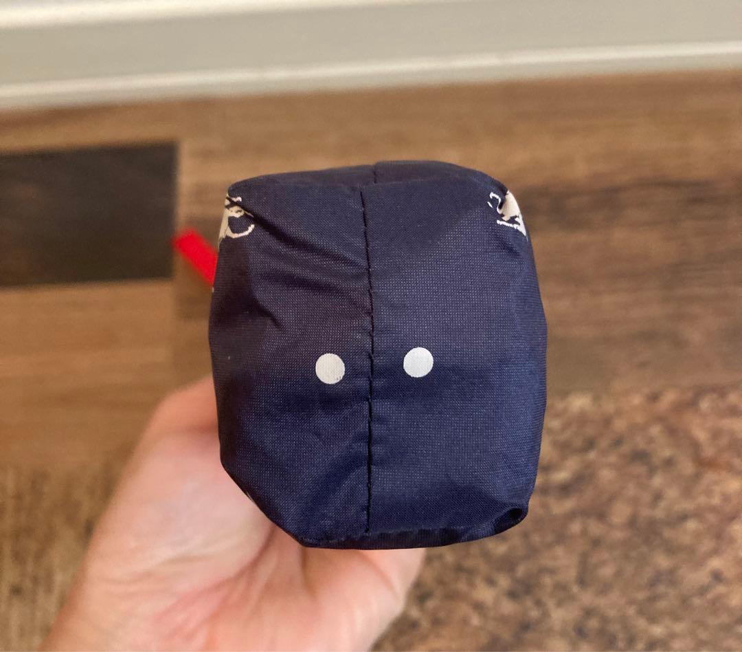 新品同　ラルフローレン　雨晴兼用　雨傘　日傘　ネイビー×白ドット×赤パイピング