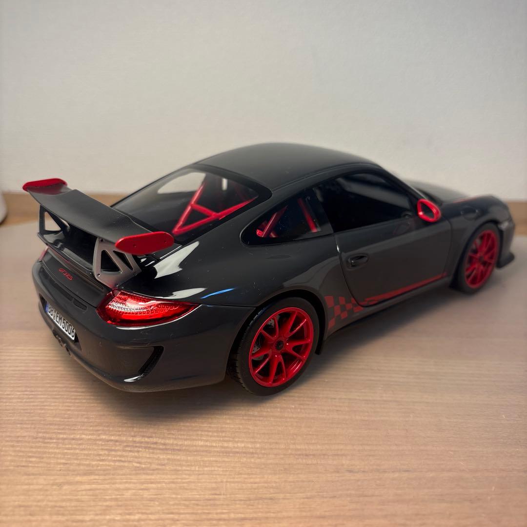 porsche ポルシェ　911 gt3 rs 1/18 ミニカー　グレー
